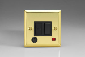 Varilight XV6FONB - 13A Switched Fused Spur + Neon + Flex Outlet 