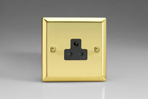 Varilight XVRP2AB - 1-Gang 2A Round Pin Socket