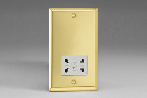 Varilight XVSSW - Dual Voltage Shaver Socket 240V/115V 240V/115V