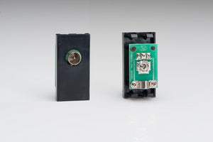 Varilight Z2G8MB - Co-axial TV Socket, Male (1 DataGrid Space)