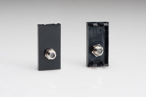 Varilight Z2G8SB - Satellite TV Outlet, F Type (1 DataGrid Space)