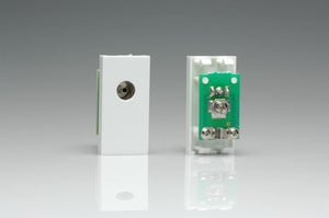 Varilight Z2G8W - Co-axial TV Socket, Female (1 DataGrid Space)