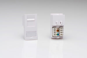 Varilight Z2GRJ456W - RJ45 Cat 6 Module (1 DataGrid Space)