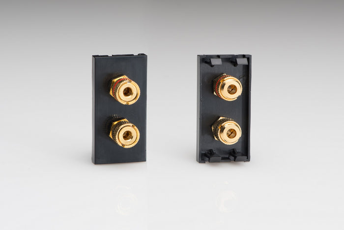 Varilight Z2GSP2B - Speaker Module (2 gold plated banana or cable binding posts) (1 DataGrid Space)