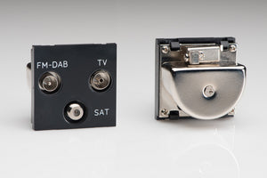Varilight Z2GTRIB - Triplex Module TV/Sat/FM (+DAB) (2 Datagrd Spaces)