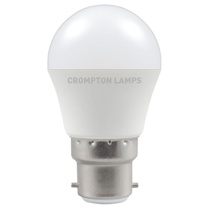 Crompton 11533 - LED Round Thermal Plastic • 5.5W • 4000K • BC-B22d