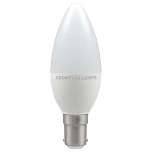 Crompton 11304 - LED Candle Thermal Plastic • 5.5W • 2700K • SBC-B15d