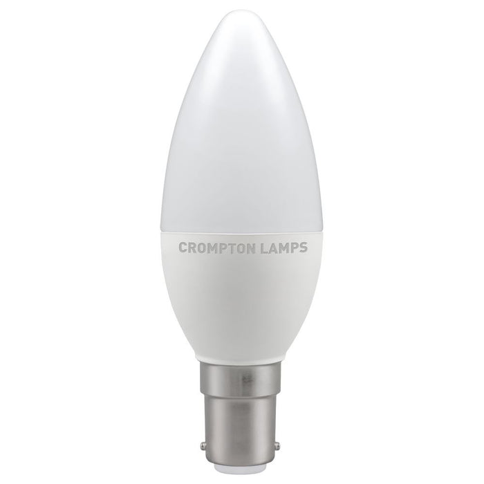 Crompton 11304 - LED Candle Thermal Plastic • 5.5W • 2700K • SBC-B15d
