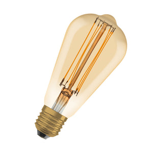 Ledvance Vintage 1906 LED CLASSIC SLIM FILAMNET EDISON DIMMABLE 60  8.8 W/2200 K GOLD E27