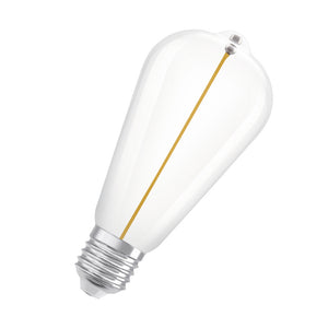Ledvance Vintage 1906® LED CLASSIC A, Globe and EDISON WITH FILAMENT-MAGNETIC STYLE 16  2.2 W/2700 K CLEAR E27