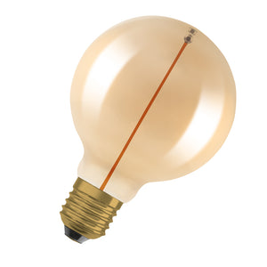 Ledvance Vintage 1906® LED CLASSIC A, Globe and EDISON WITH FILAMENT-MAGNETIC STYLE 12  2.2 W/2700 K GOLD E27