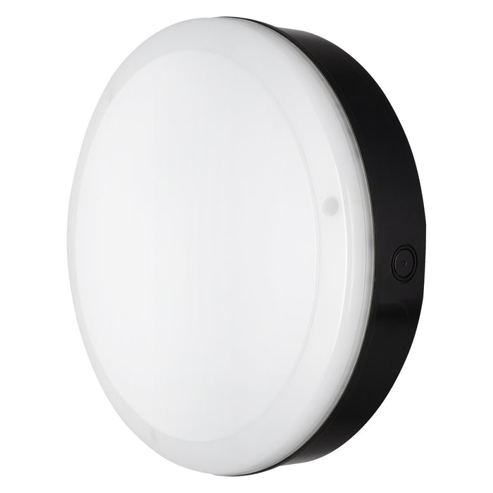 Ledvance SURFACE BULKHEAD 250 EMERGENCY 10W 840 BK IP65 – The Lamp 