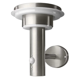 ENDURA Style Solar Wall Sensor Double Circle 6W Stainless Steel