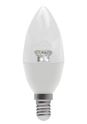 Bell 05077 - 4W LED 35mm Dimmable Candle Clear - SES, 4000K LED Candle - Dimmable Bell - The Lamp Company