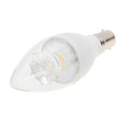 Bell 05831 - 7W LED Dimmable Candle Clear - SBC, 2700K