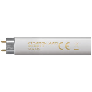 Crompton FT558SPW - Fluorescent T8 Triphosphor 5ft • 58W • 3500K • G13