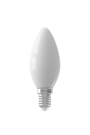 Calex 474497 - Calex LED Full Glass Filament Candle-lamp 220-240V 4W 450lm E14 B35, Softline 2700K CRI80 Dimmable