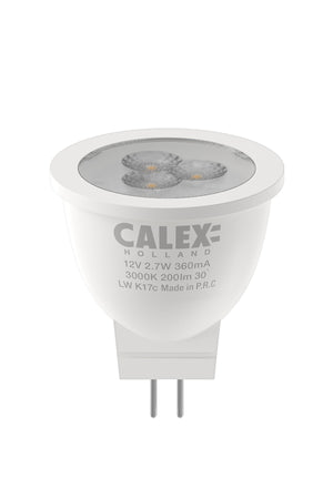 Calex 473048 - Calex LED lamp MR11 12V 2,7W 230lm 3000K, warm white