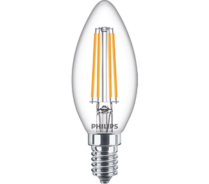 CL6.5SES-82-PH - 240v 6.5w E14 Clear Fil LED Candle 2700K