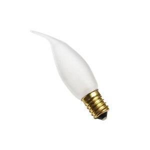 Casell Candle 40w E14/SES 240v Casell Lighting Frosted ""Coupe De Vente"" Bent Tipped Light Bulb - 35mm