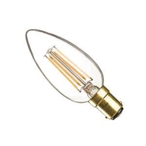 Casell Filament LED Candle 240v 4w B15D 440lm 2700°k Dimmable - 0635635589080