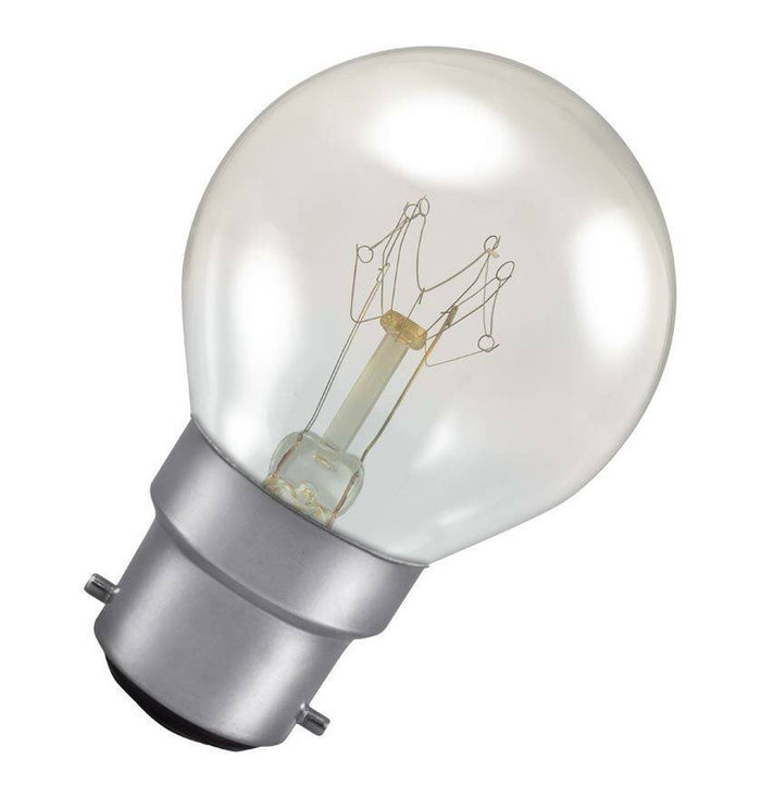 Crompton ROU15CBC-GLZ BC-B22d 15W Golfball Warm White Light Bulb
