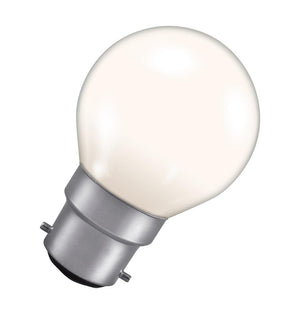 Crompton ROU15WBC-GLZ BC-B22d 15W Golfball White Light Bulb