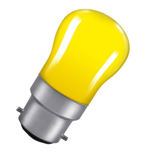 Crompton SIG15YBC BC-B22d 15W Pygmy Yellow Light Bulb