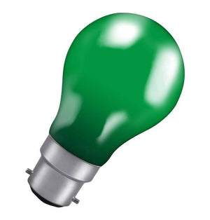Crompton 25GBC-GLZ BC-B22d 25W GLS Green Light Bulb