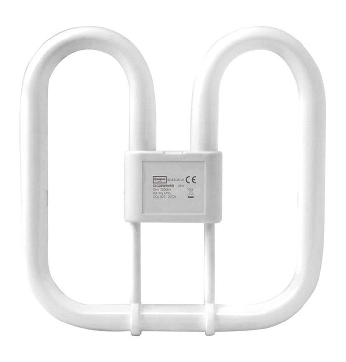 Crompton CLC28WW4PIN GR10q 28W 2D Warm White Light Bulb