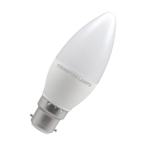 Crompton 13537 BC-B22d 5W Candle Daylight Light Bulb