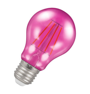 Crompton 13728 ES-E27 4.5W GLS Pink Light Bulb