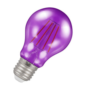 Crompton 13742 ES-E27 4.5W GLS Purple Light Bulb