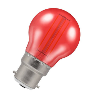 Crompton 13919 BC-B22d 4.5W Golfball Red Light Bulb