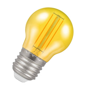 Crompton 13964 ES-E27 4.5W Golfball Yellow Light Bulb