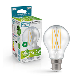 Crompton 15203 BC-B22d 2.2W GLS Warm White Light Bulb