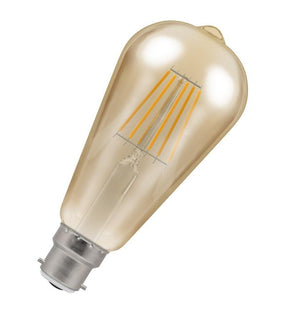 Crompton 4245 BC-B22d 7.5W ST64 Extra Warm White Light Bulb