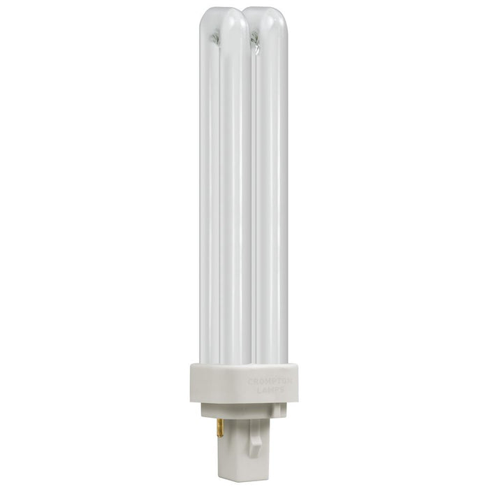Crompton CLD18SW - CFL Double Turn D Type • 18W • 3500K • G24d-2 2-Pin