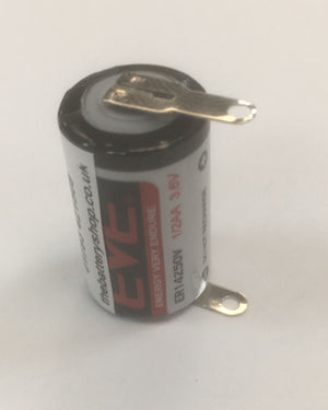 Eve ER14250V-TP11 Lithium 3.6v 1/2AA battery with Solder Tags