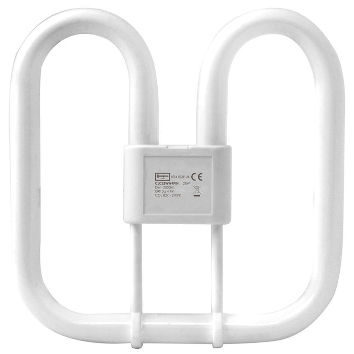 Crompton CLC28WW4PIN - CFL CC • Dimmable • 28W • 2700K • GR10q 4-Pin