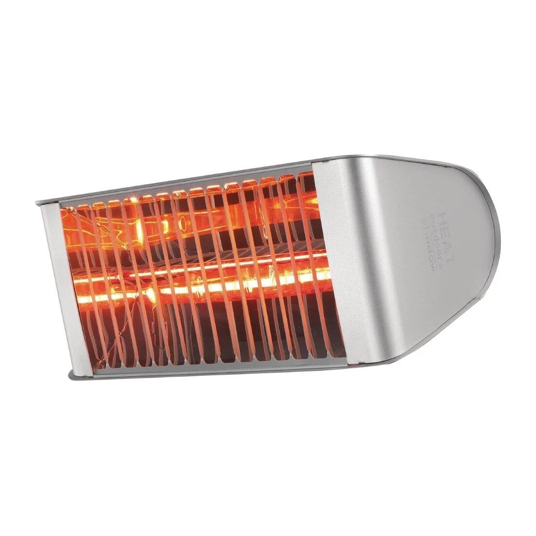 Shadow FatBoy 2.4 kW Mega Heat Patio Heater Silver – The Lamp Company