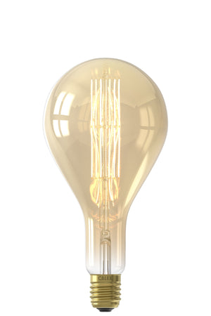Calex 425622 - Giant Filament Splash Gold LED lamp Dimmable 240V