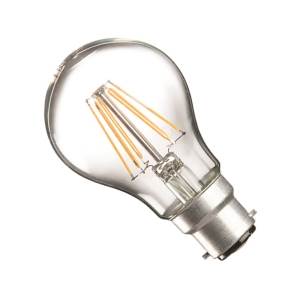 Casell Filament LED A60 GLS 240v 8w B22d 850lm 4000°k Dimmable - 0635635606534