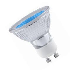 GU10 240v 2w LED  51mm Flood - Blue