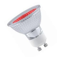 GU10 240v 2w LED  51mm Flood Red
