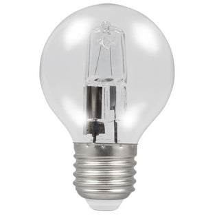 Casell GB28ES-H-CA - Golf Ball 28w E27/ES 240v Clear Energy Saving Halogen Light Bulb - 45mm