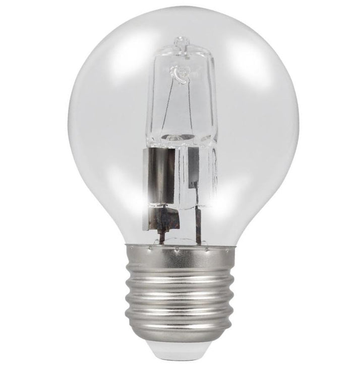 Casell GB18ES-H-CA - Golf Ball 18w E27/ES 240v Clear Energy Saving Halogen Light Bulb - 45mm