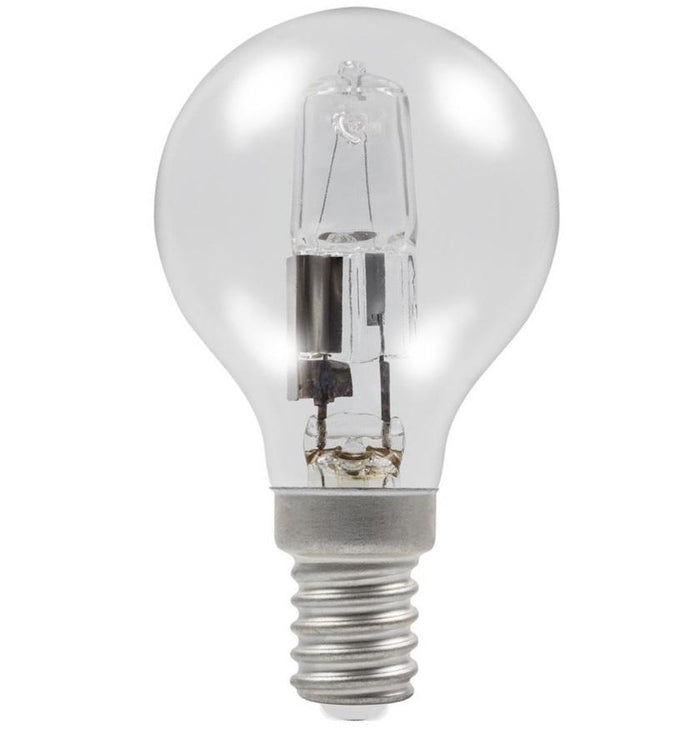 Casell - Golf Ball 42w E14/SES 240v Clear Energy Saving Halogen Light Bulb