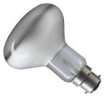 R8060BC-SP-PH - 240v 60w Ba22d/BC Diffused 30° 80mm Relflector.