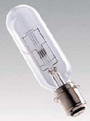 A1-147-110 -  110v 1500w P40s Cap Projector Bulb. Ansi Code DTJ